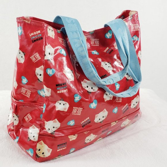 Harajuku Lovers Handbags - Harajuku Lovers Meow Meow coated canvas L tote